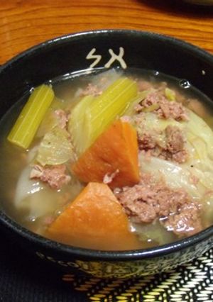 キャベツとコンビーフのスープ煮-レシピのメイン写真