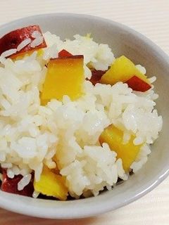 サツマイモのみりんおこわ-レシピのメイン写真