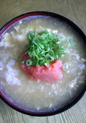ふわふわ♪たまごと明太子の雑炊-レシピのメイン写真