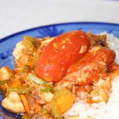 รูปของ Ratatouille on rice