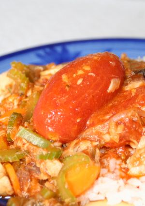 Ratatouille on rice-レシピのメイン写真
