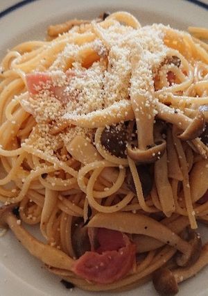 シメジとベーコンの和風パスタ-レシピのメイン写真