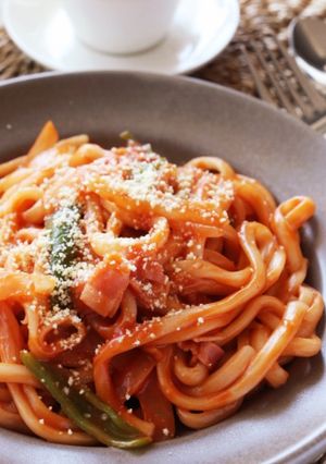 うどんナポリタン-レシピのメイン写真