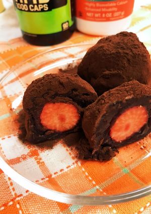 減量にも　いちご大福みたいなカカオあん-レシピのメイン写真