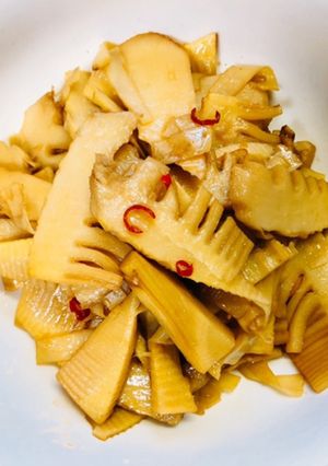 タケノコの水煮で作る簡単メンマ-レシピのメイン写真