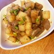 こんにゃくと大根の炒め煮