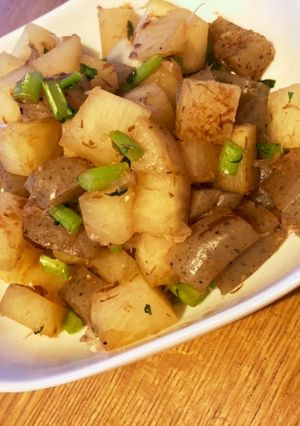 こんにゃくと大根の炒め煮-レシピのメイン写真