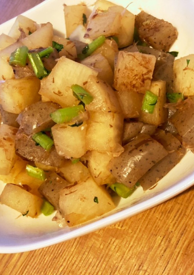 こんにゃくと大根の炒め煮-レシピのメイン写真