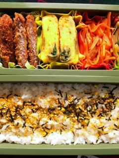 高校生弁当日記(ヒレカツ弁当編)-レシピのメイン写真