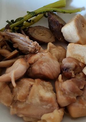 鶏もも肉ときのこの甘辛煮-レシピのメイン写真