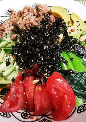 辛ラーメンアレンジ☆油そば風-レシピのメイン写真
