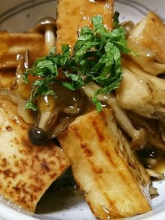 厚揚げときのこのあんかけ-レシピのメイン写真