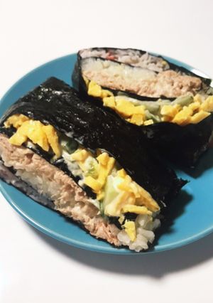 流行りのオニギリパーティーやってみた☆-レシピのメイン写真