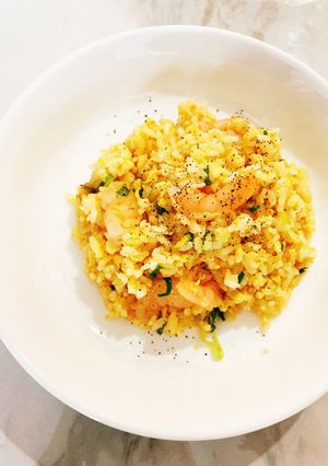 冷凍むきエビで簡単！エビ炒飯-レシピのメイン写真