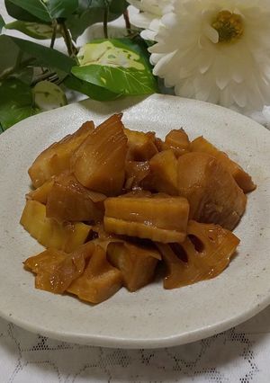 春の便り・タケノコの炒め煮-レシピのメイン写真