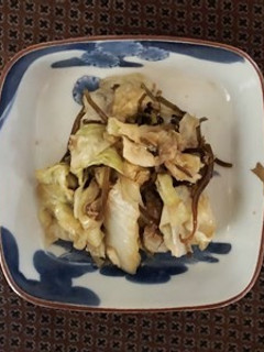 キャベツのさっぱり塩昆布和え-レシピのメイン写真