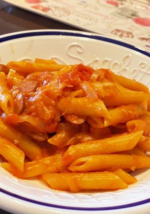 リコピンたっぷり♪トマトパスタ-レシピのメイン写真