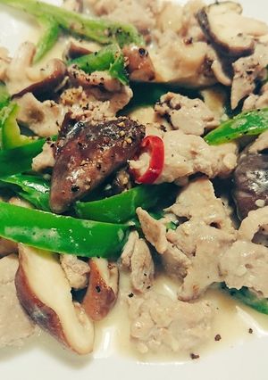 時短簡単♪豚肉のビコール・エクスプレス風-レシピのメイン写真