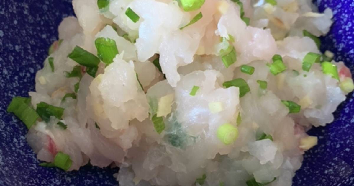 基本からアレンジまで！思わずつくりたくなる「鯛のなめろう」のレシピ集 | クックパッド