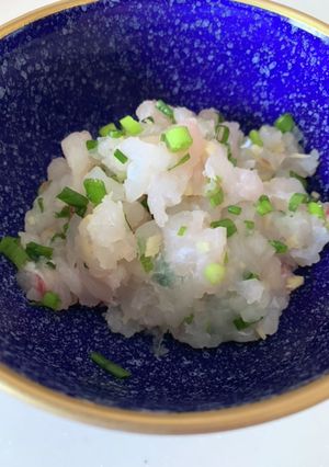 ゆかりのイブクロ 鯛のなめろう-レシピのメイン写真