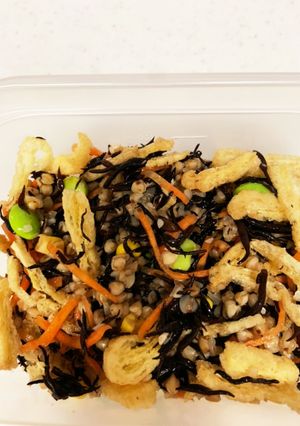 ひじきと蕎麦の実ポン酢和え-レシピのメイン写真