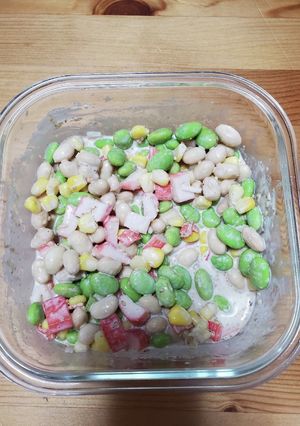コーンと豆のコロコロサラダ-レシピのメイン写真