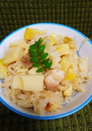 たけのこの十六茶炊き込みご飯-レシピのメイン写真