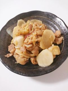 鶏ももとかぶのさっぱり炒め-レシピのメイン写真