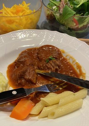 圧力鍋でとろとろタンシチュー-レシピのメイン写真