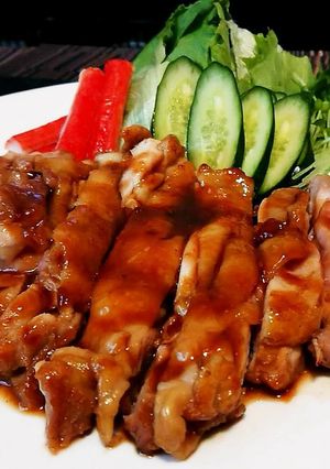 超簡単！チキンステーキ！ガーリック風味！-レシピのメイン写真