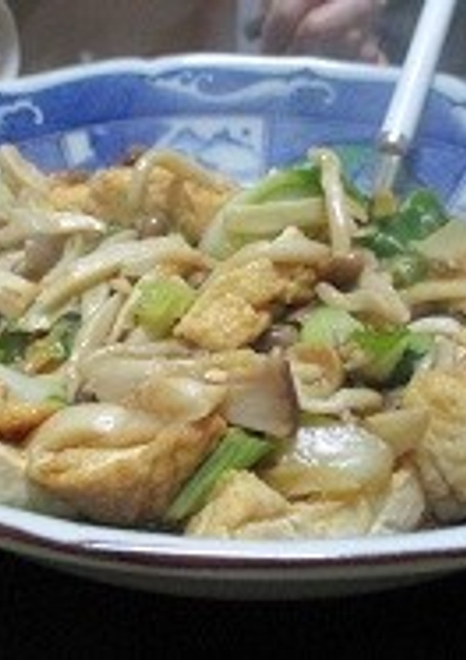 白ネギと厚揚げのみそ炒め-レシピのメイン写真