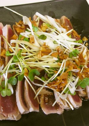まぐろの和風カルパッチョ-レシピのメイン写真