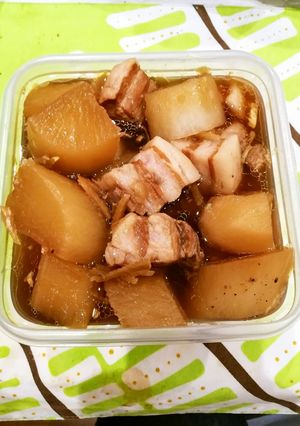 豚バラブロックと大根の煮物-レシピのメイン写真
