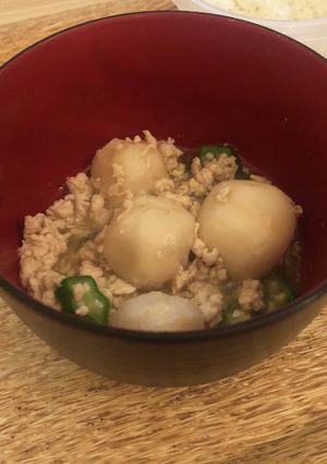 里芋と鶏肉のそぼろ煮-レシピのメイン写真