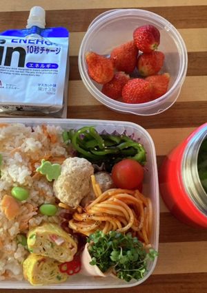 硬式野球部弁当~2021.4.11~-レシピのメイン写真