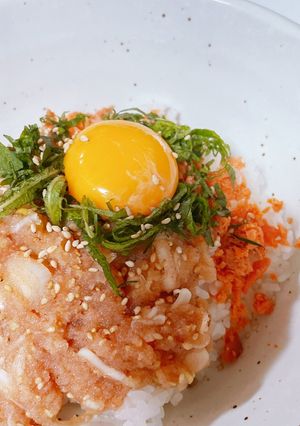 めんたいしゃけ丼-レシピのメイン写真
