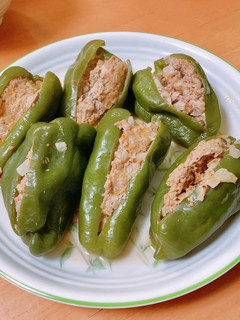 俺の丸ごとピーマンの肉詰め-レシピのメイン写真