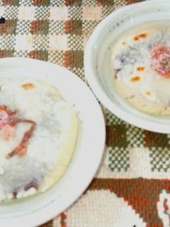 改良版!桜の豆腐入焼き餅-レシピのメイン写真