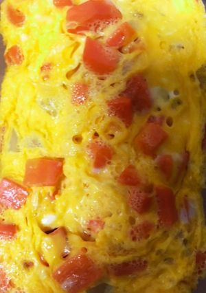 レンチン簡単オムレツ-レシピのメイン写真
