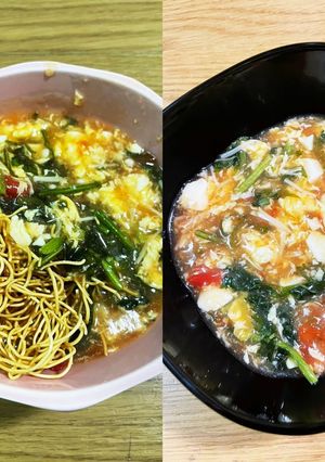 トマトと卵と豆腐スープ-レシピのメイン写真