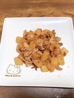 大根と豚肉の味噌炒め-レシピのメイン写真