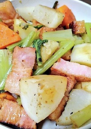 野菜とベーコンのレモン煮-レシピのメイン写真