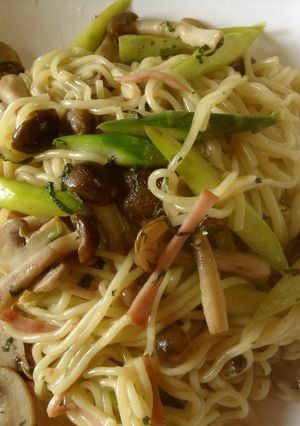 シソとベーコン運命の出会い❤シソパスタ-レシピのメイン写真