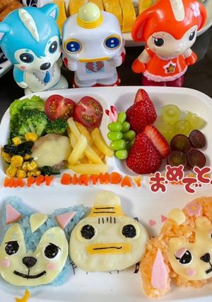 2歳のbirthdayプレート-レシピのメイン写真