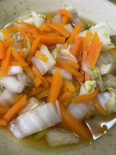 レンチン☆白菜と人参のお浸し-レシピのメイン写真
