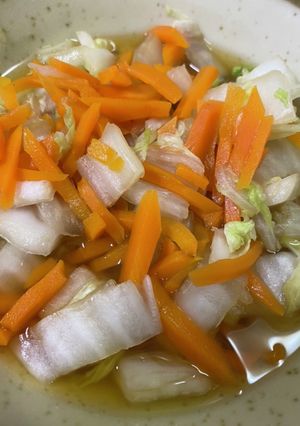 レンチン☆白菜と人参のお浸し-レシピのメイン写真