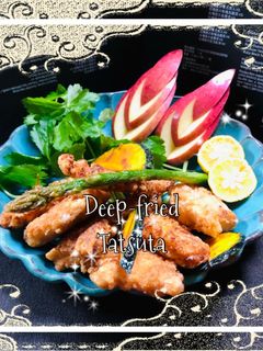つぶつぶ生姜たっぷり!鶏むね肉の竜田揚げ-レシピのメイン写真