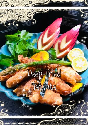 つぶつぶ生姜たっぷり！鶏むね肉の竜田揚げ-レシピのメイン写真
