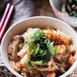 鮭のこくうまバター醤油炊き込みご飯