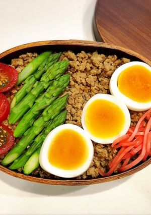のっけ弁当(豚そぼろ)-レシピのメイン写真